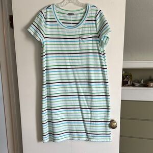 Talbots striped dress